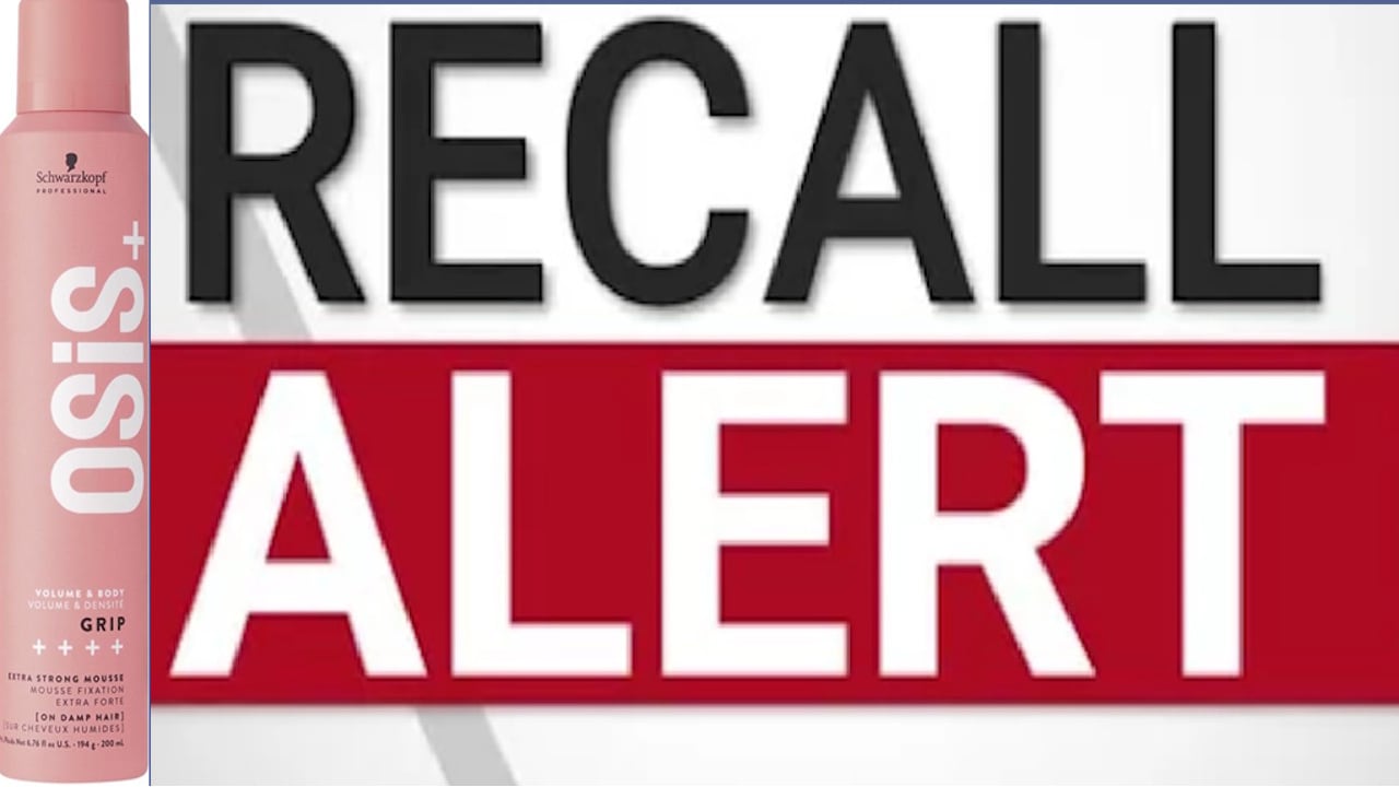 Recall alert: Schwarzkopf Professional Osis Grip hair cans recalled over packaging issue
