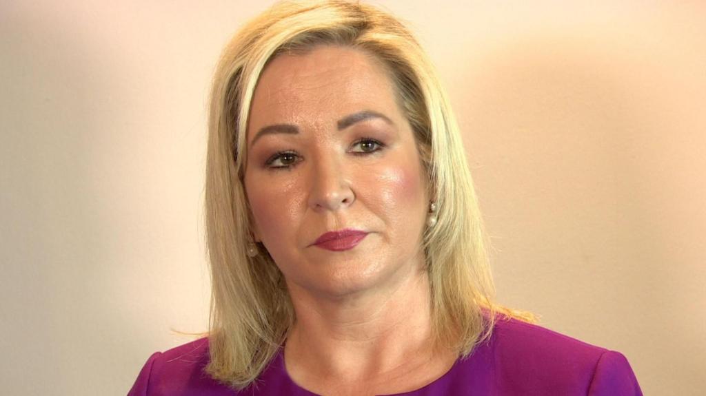 Michelle O'Neill welcomes removal of bonfire material in Derry