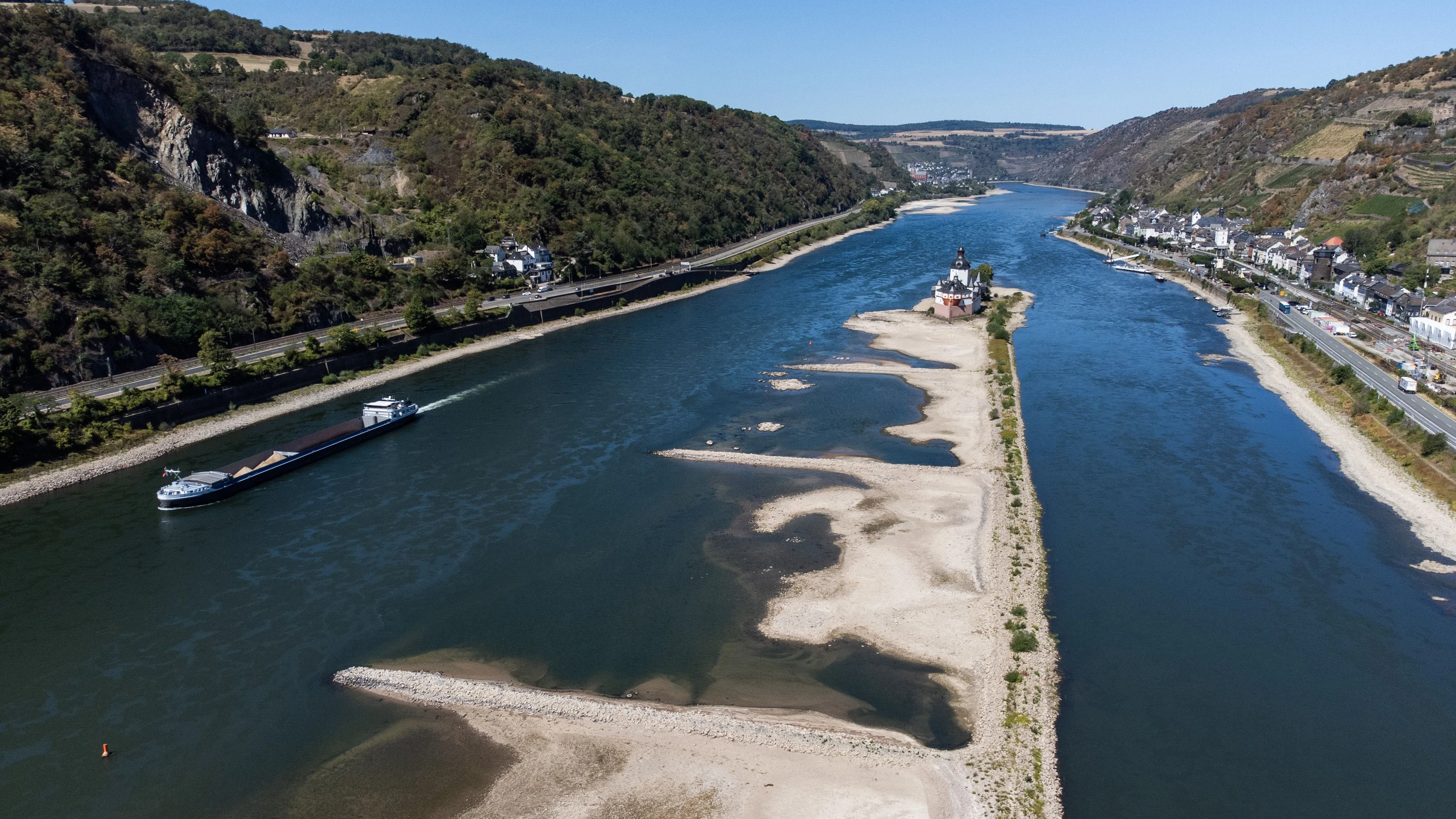 Dürre am Rhein: „Wir sehen zu, wie wir in unser Verderben steuern“