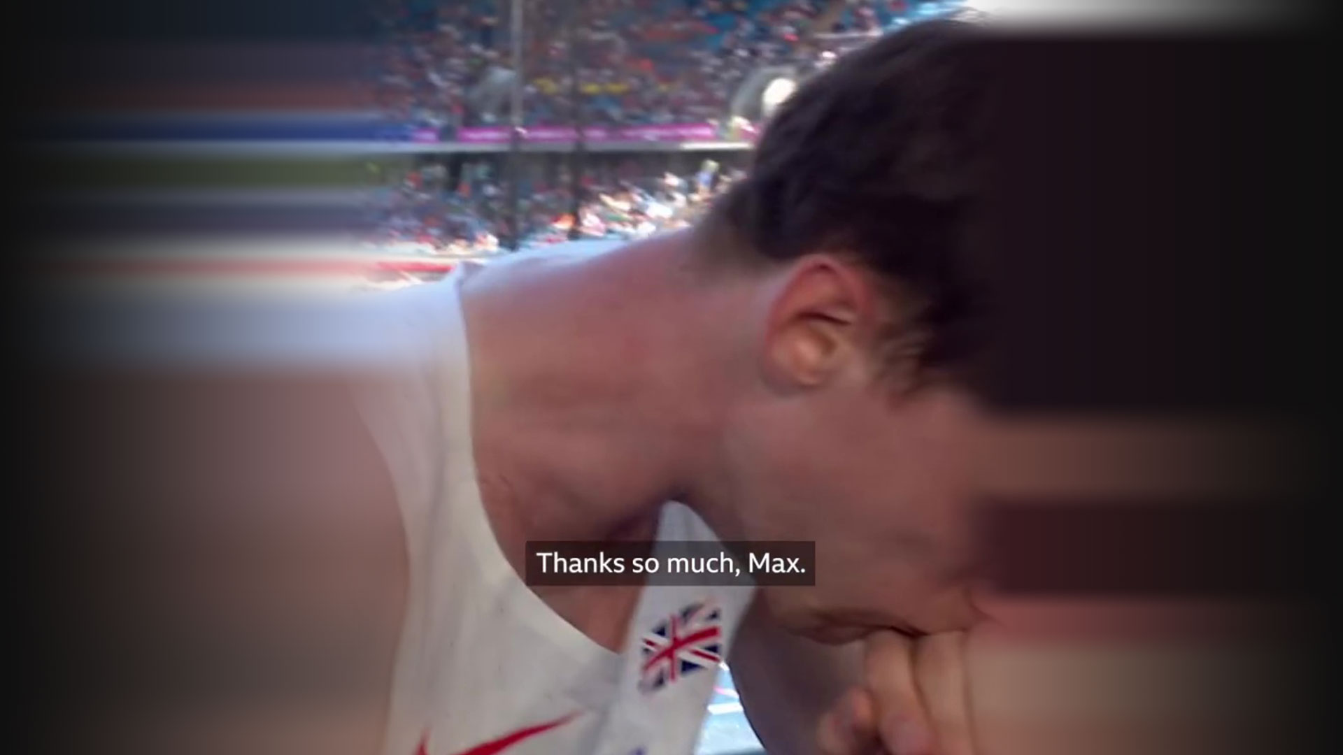 Team GB athletics star, 24, forced to cut BBC interview short after being close to throwing up