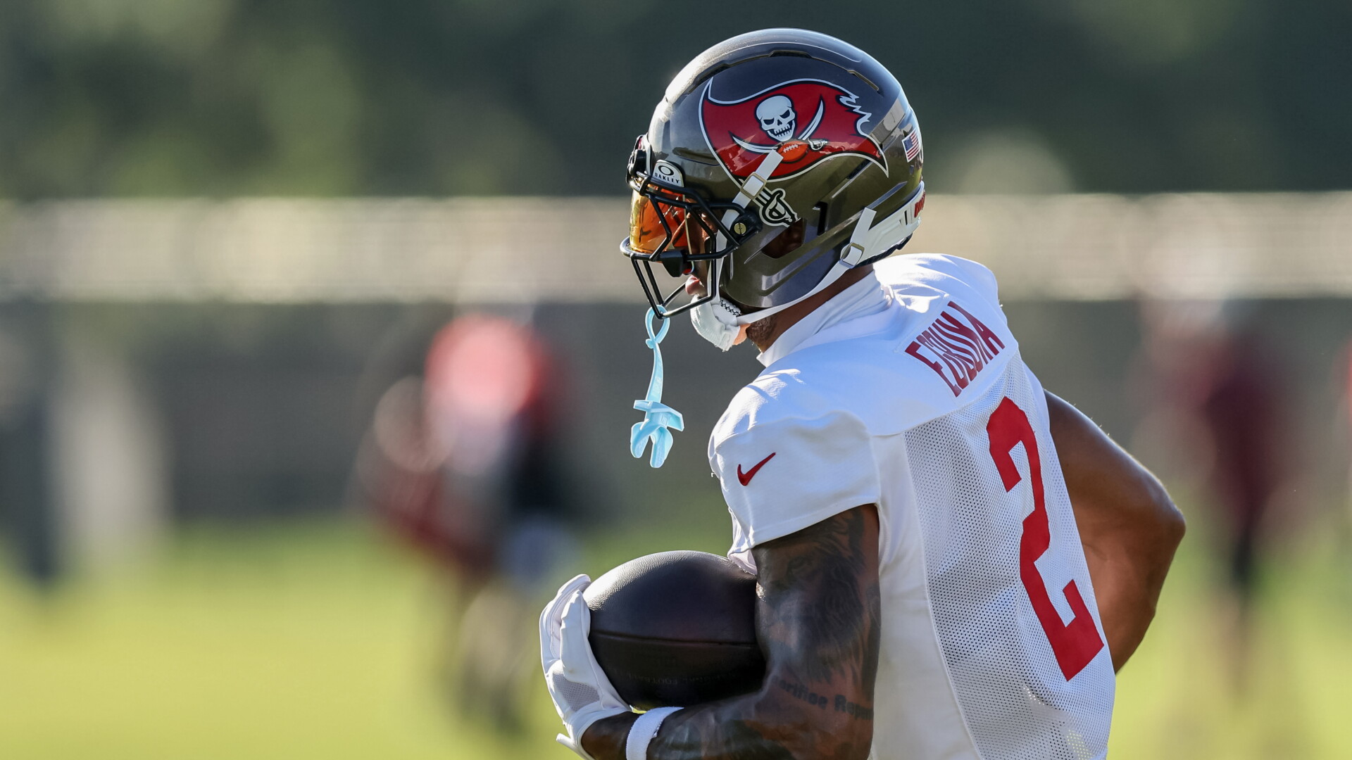Emeka Egbuka limps off at practice, Todd Bowles has no update