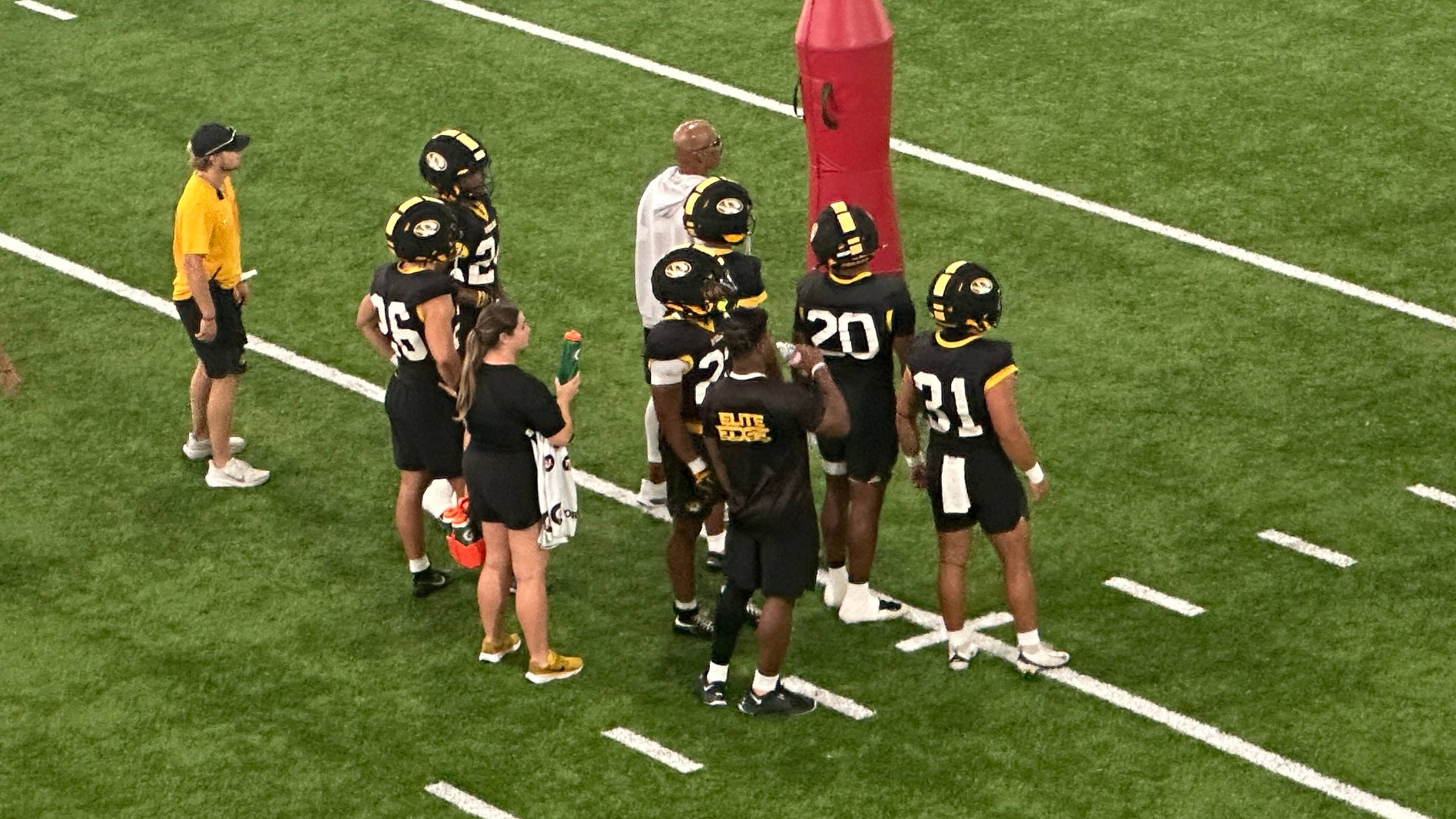Notebook, Observations of Mizzou's Fall Camp Practice 8/12