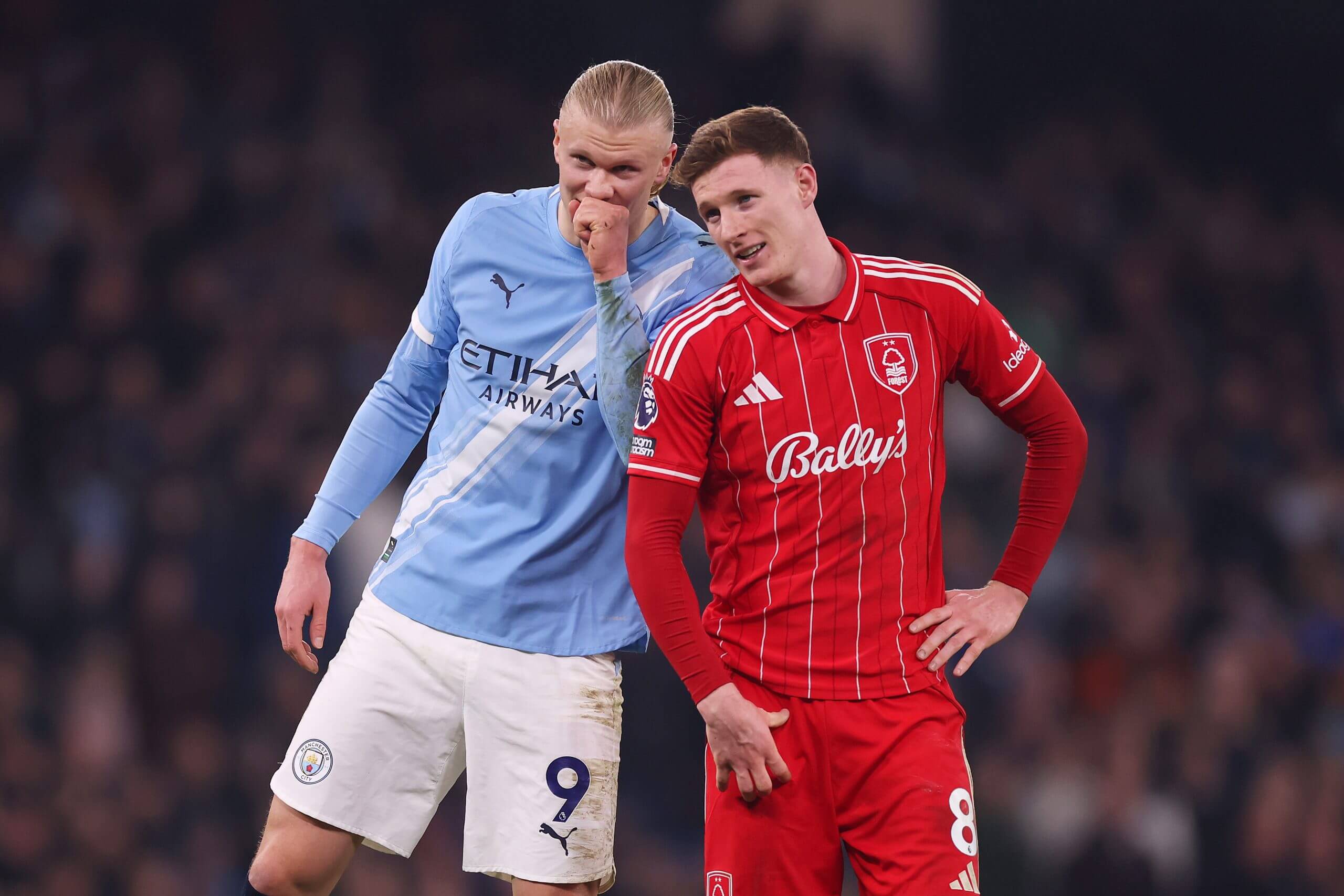 Erling Haaland helping 'diver' Elliot Anderson settle in at Manchester City