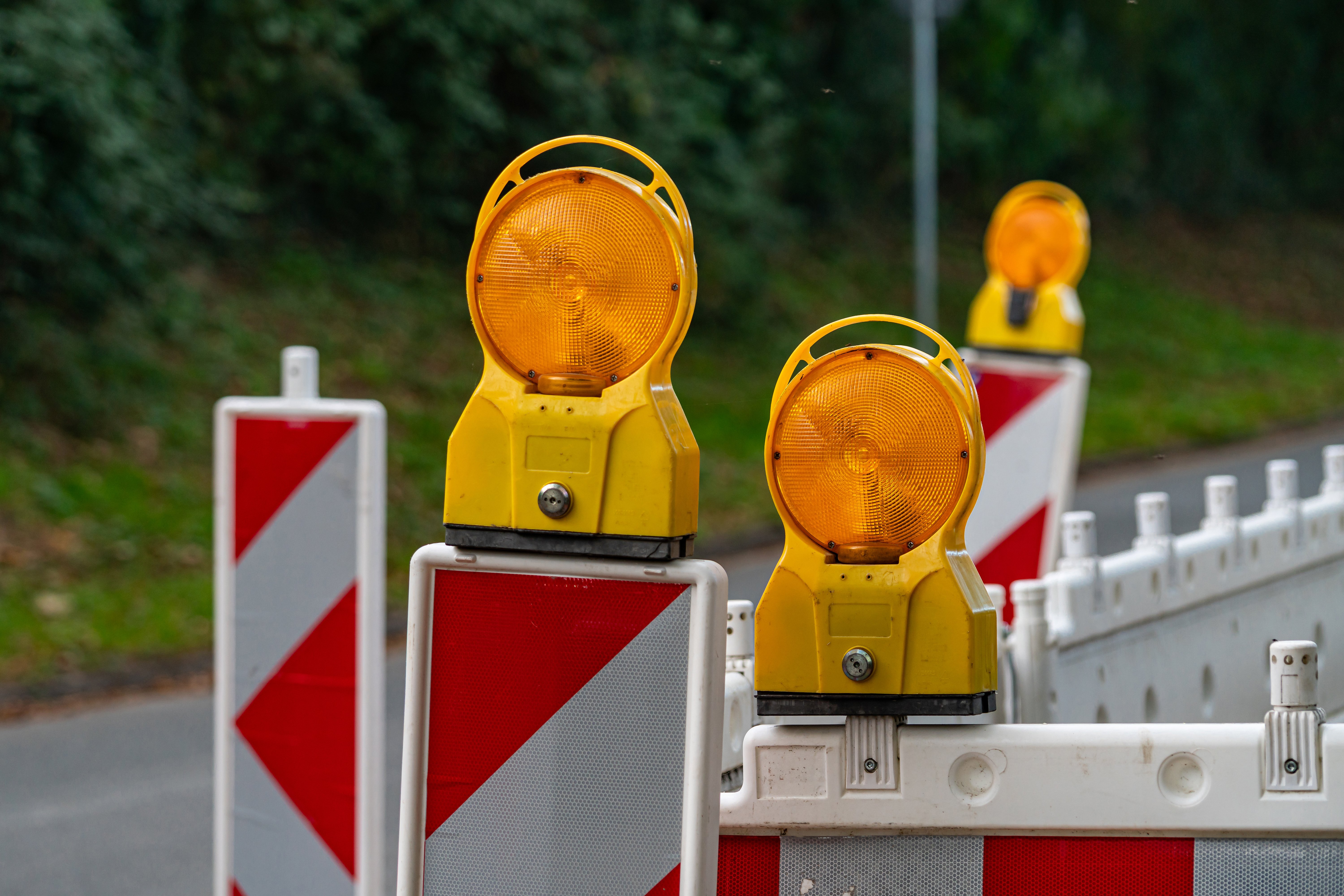 NJ driver almost hits officer, construction workers on closed road, police say