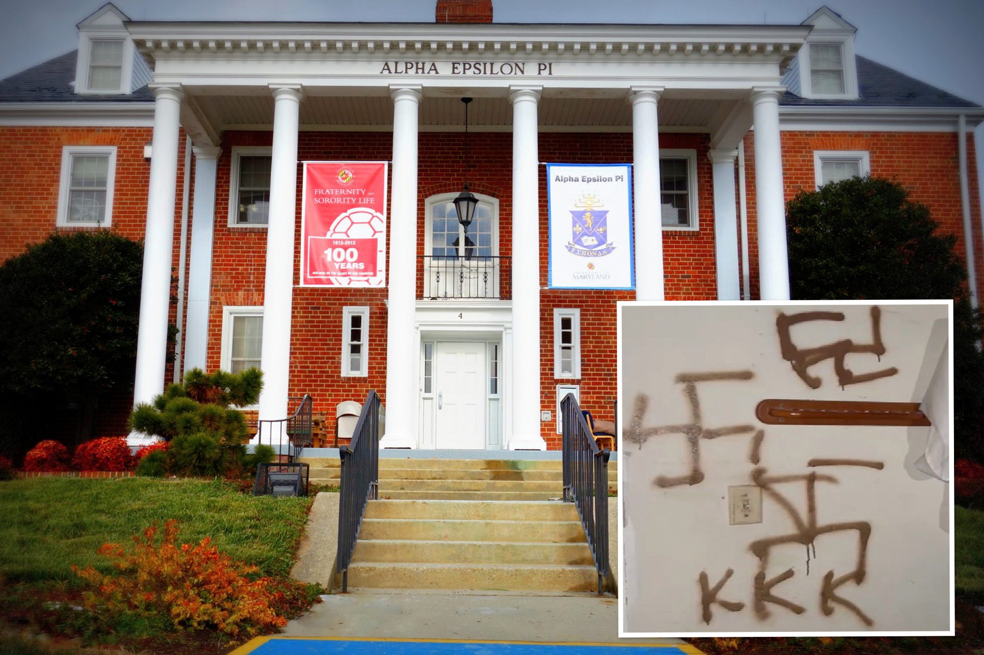 California college’s Jewish fraternity targeted by vile antisemetic vandals