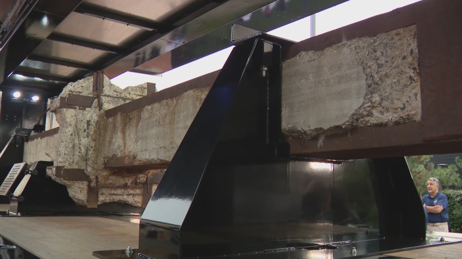 Tunnel to Towers brings 17,000-pound WTC steel beam to Chicago