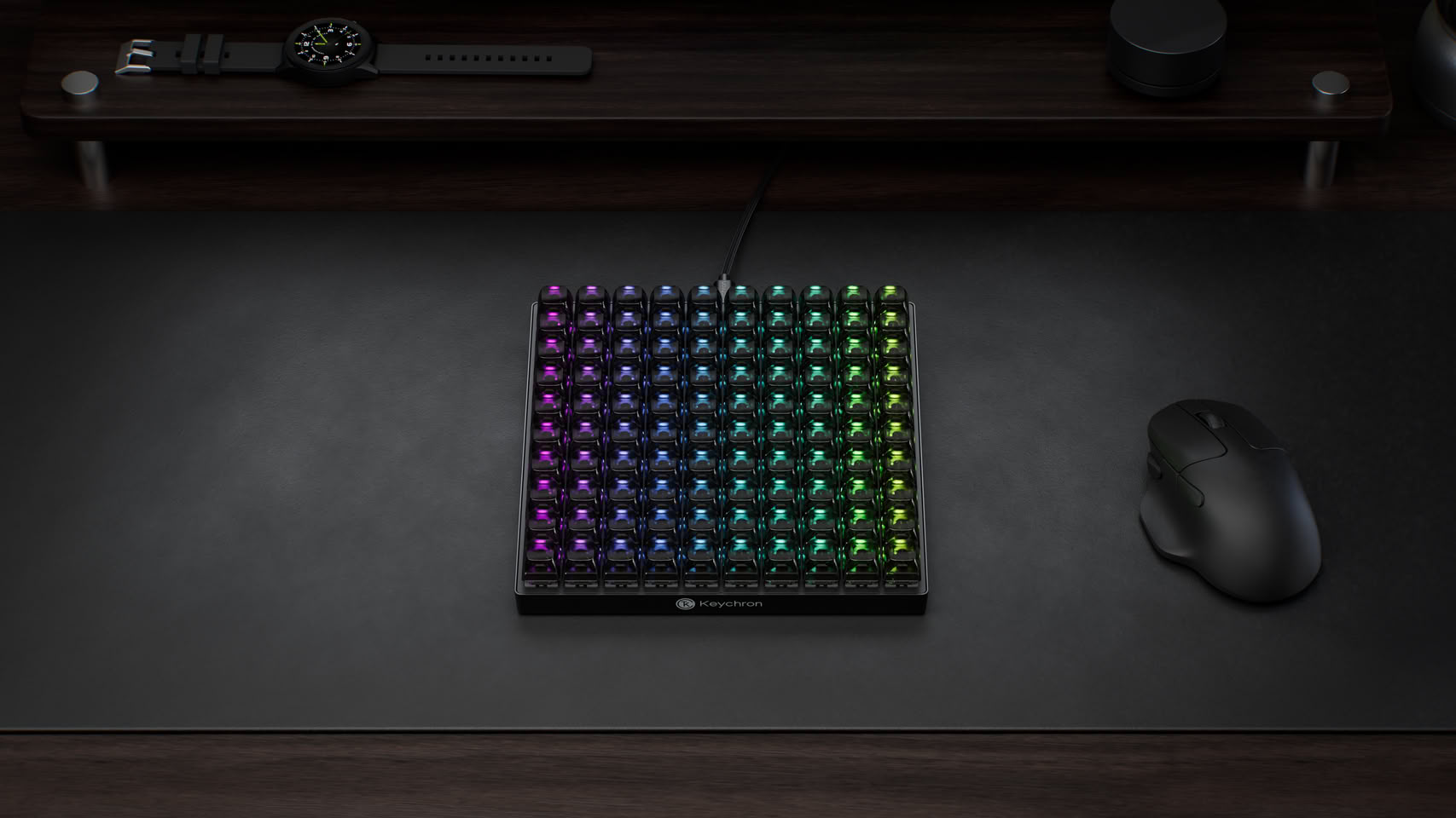 Keychron Launches Comically Large C100 8K 100-Key Mechanical Macro Pad