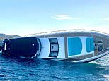 £6.8million superyacht sinks in the Mediterranean just days after being delivered to its owner