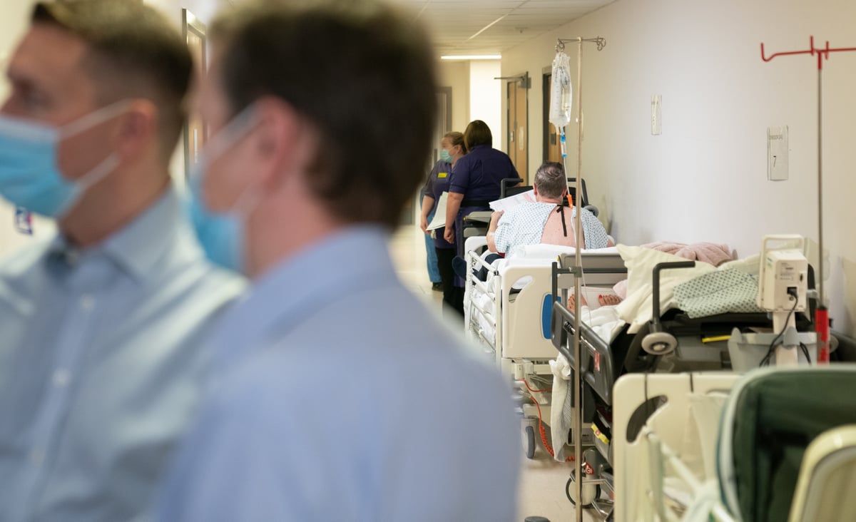 Corridor care figures remain above 3,000 a day for July amid NHS ‘summer surge’