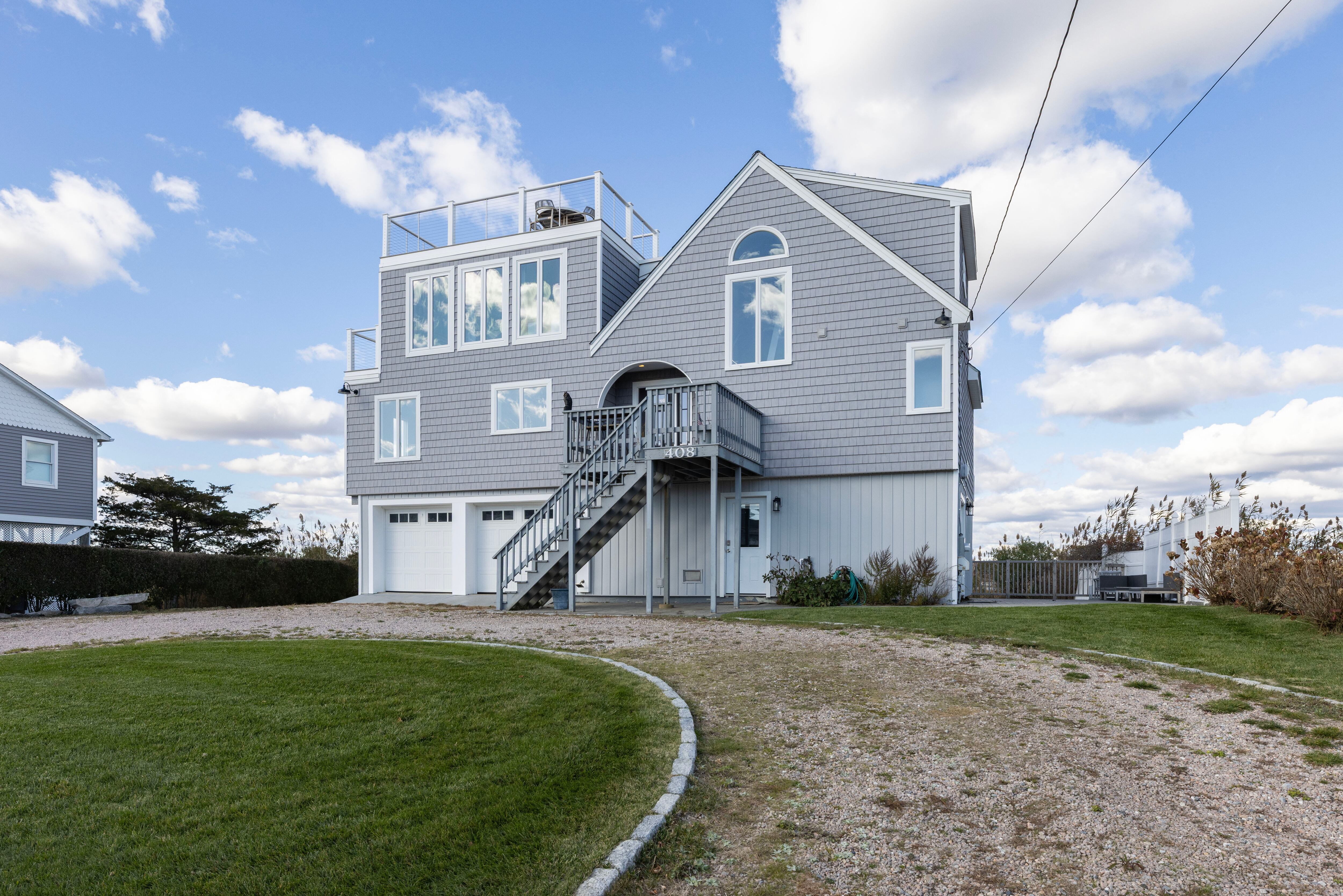 Rhode Island beach house with water views on both sides — can you guess the price?