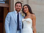 Love Island's Francesca Allen is married! Reality star ties the knot with businessman Ed Crossan in civil ceremony at Marylebone Town Hall