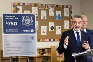 Ontario picks vendor for new $750 teacher spending program. Here's where they can buy school supplies