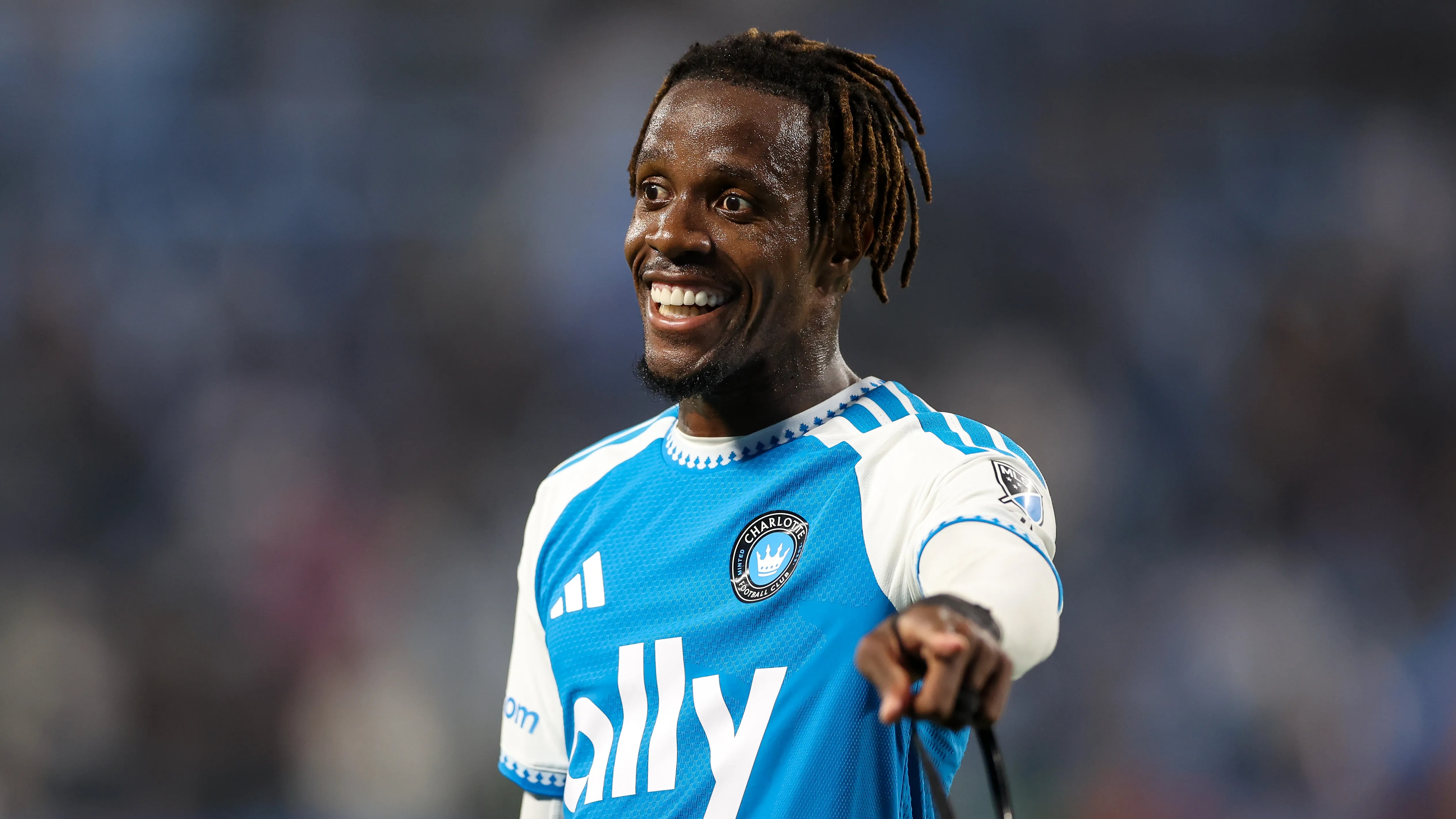 Wilfried Zaha training at Premier League club six weeks after becoming unemployed