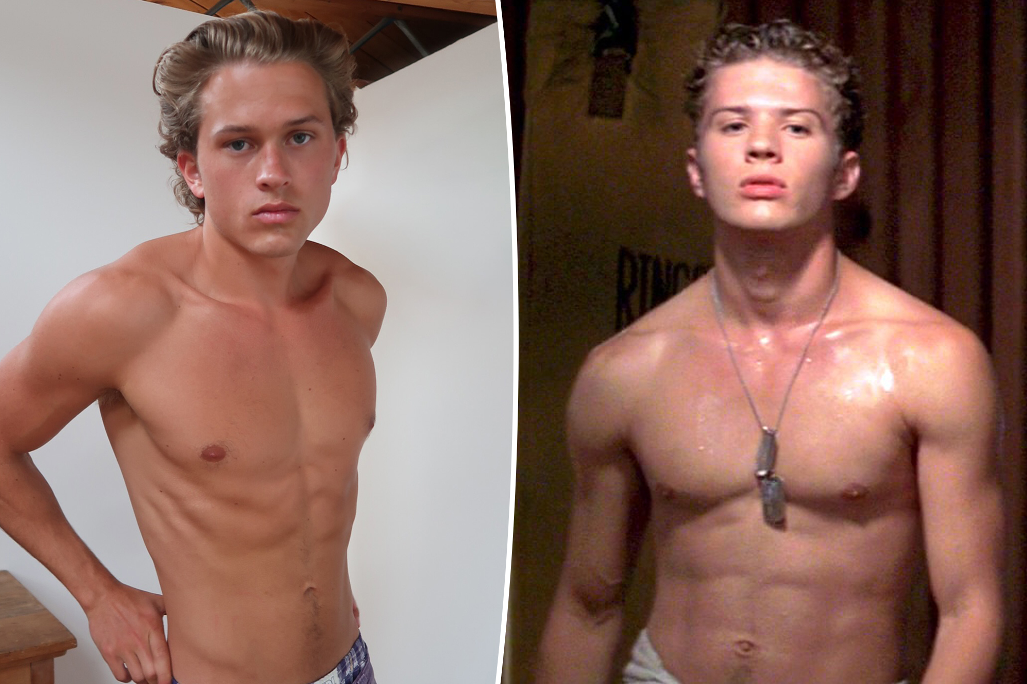 Deacon Phillippe looks like dad Ryan’s twin in shirtless new photo shoot