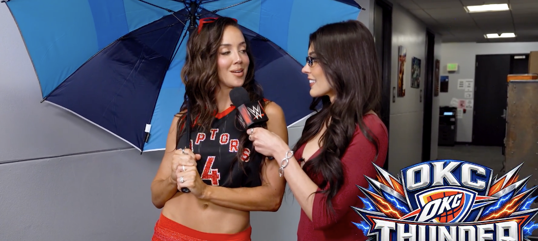 Chelsea Green And Cathy Kelley Part Of Toronto Raptors Schedule Release Video