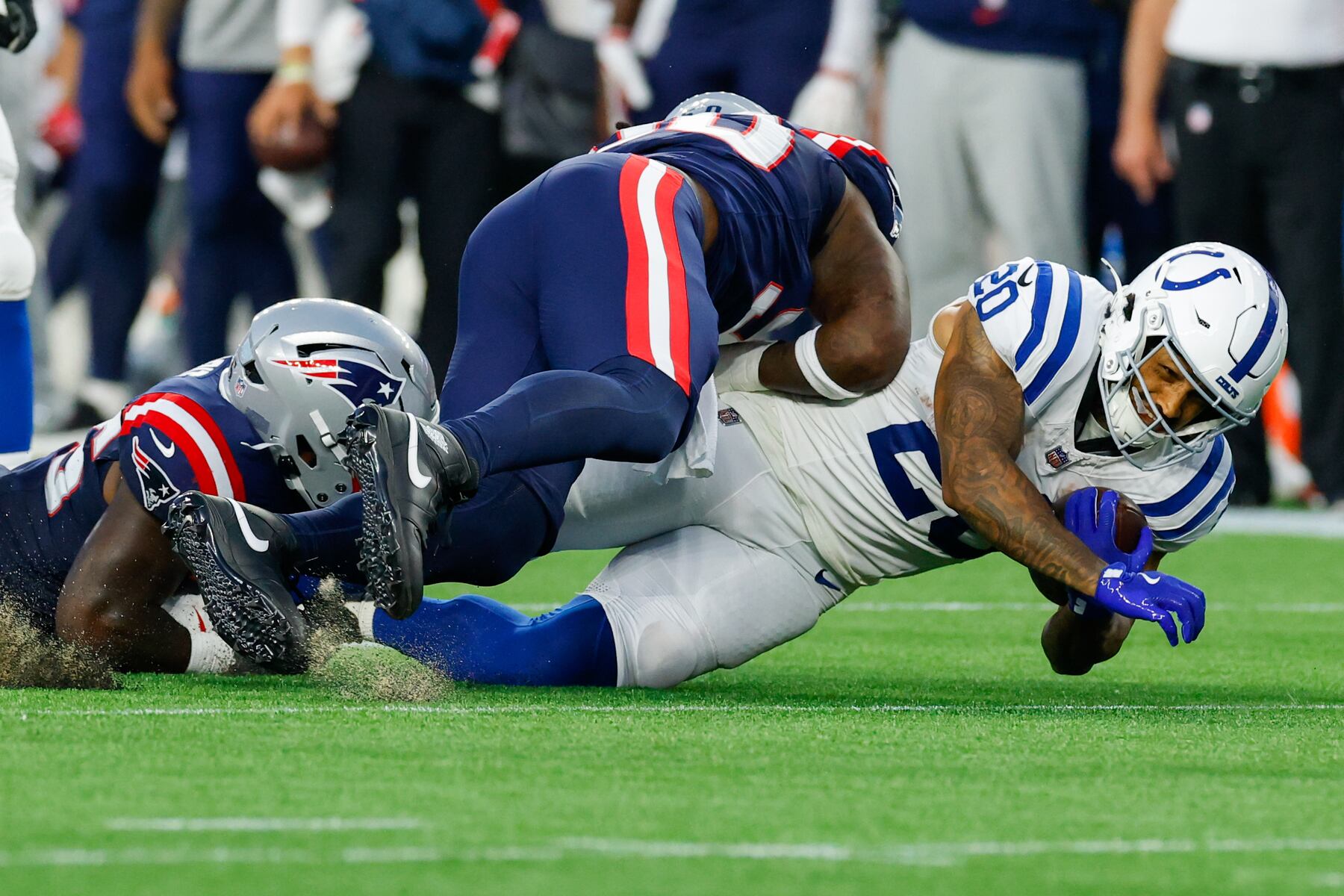 Mike Vrabel called out Patriots rookie Gabe Jacas on sideline