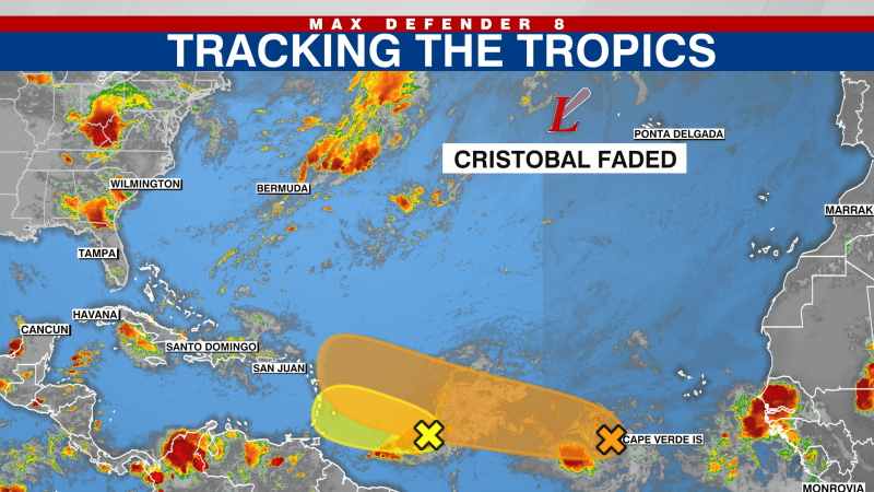 NHC continues to monitor 2 disturbances in Atlantic