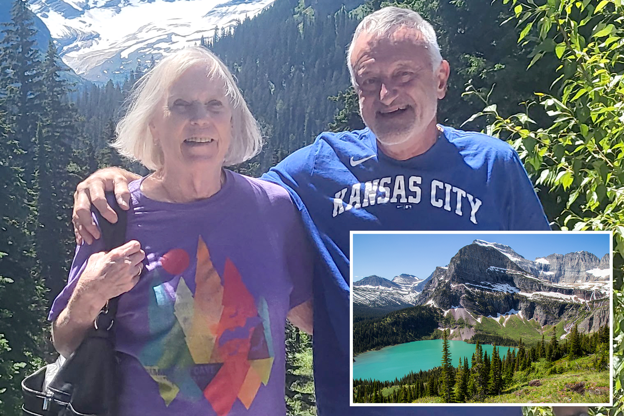 Great-grandfather killed in front of his wife by rock crashing through Jeep roof in national park