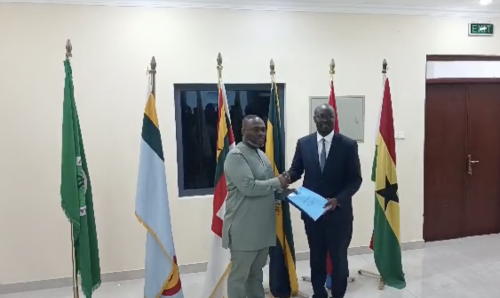 Ato Forson hands over Defence Ministry to Kenneth Gilbert Adjei
