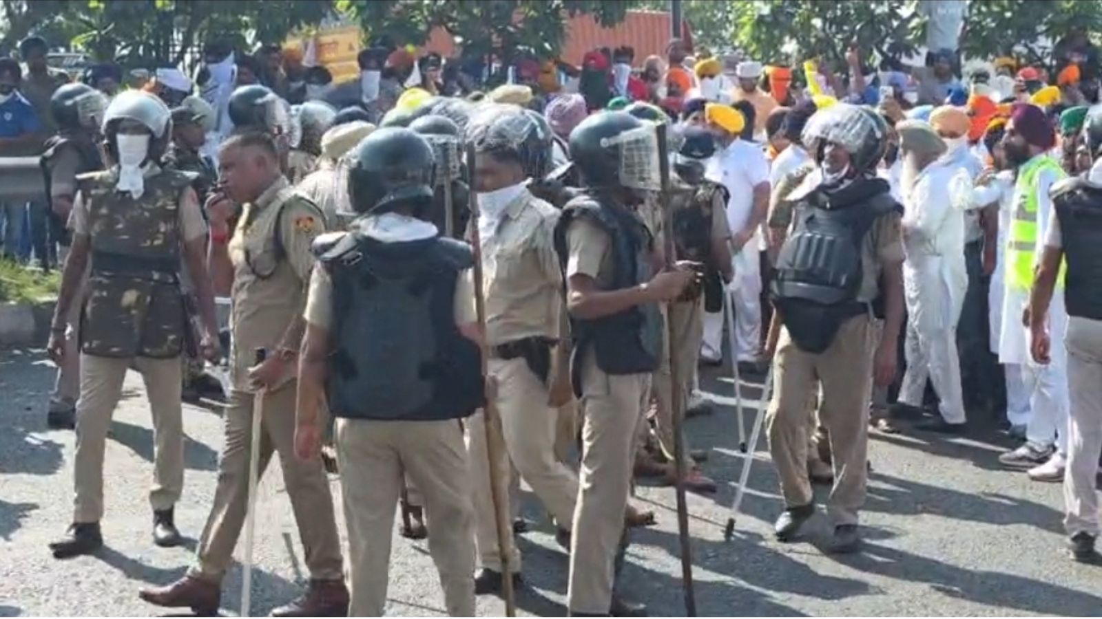 Uneasy calm in Ambala, day after clash between police and Sikh protesters