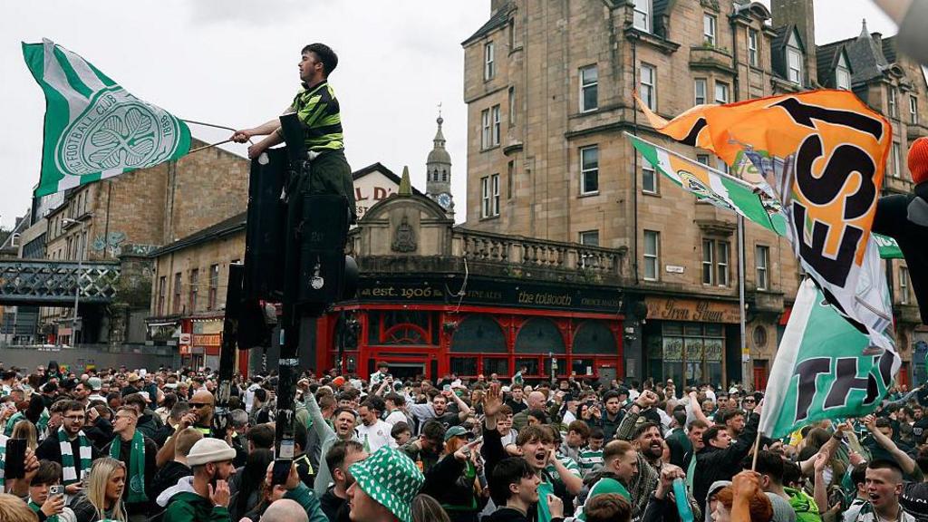 Four more people arrested over Celtic title party trouble
