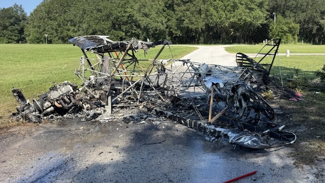 Fiery plane crash in Lake County leads to 1 person hospitalized with burn injuries