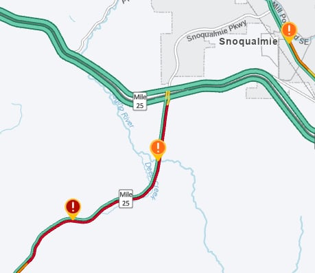 Serious crash blocks all lanes of SR 18 near Tiger Mt. Summit