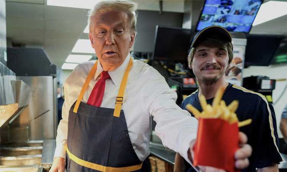Trump hoards 'boxes and boxes' of McDonald's on Air Force One fearing food poisoning: RFK