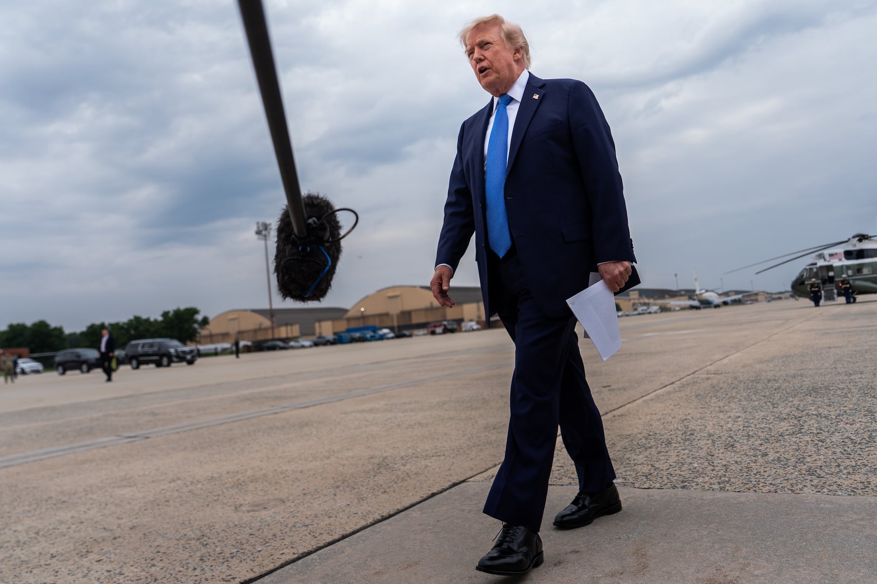 Trump’s shocking 3-word response to USS Lincoln families spurs outrage