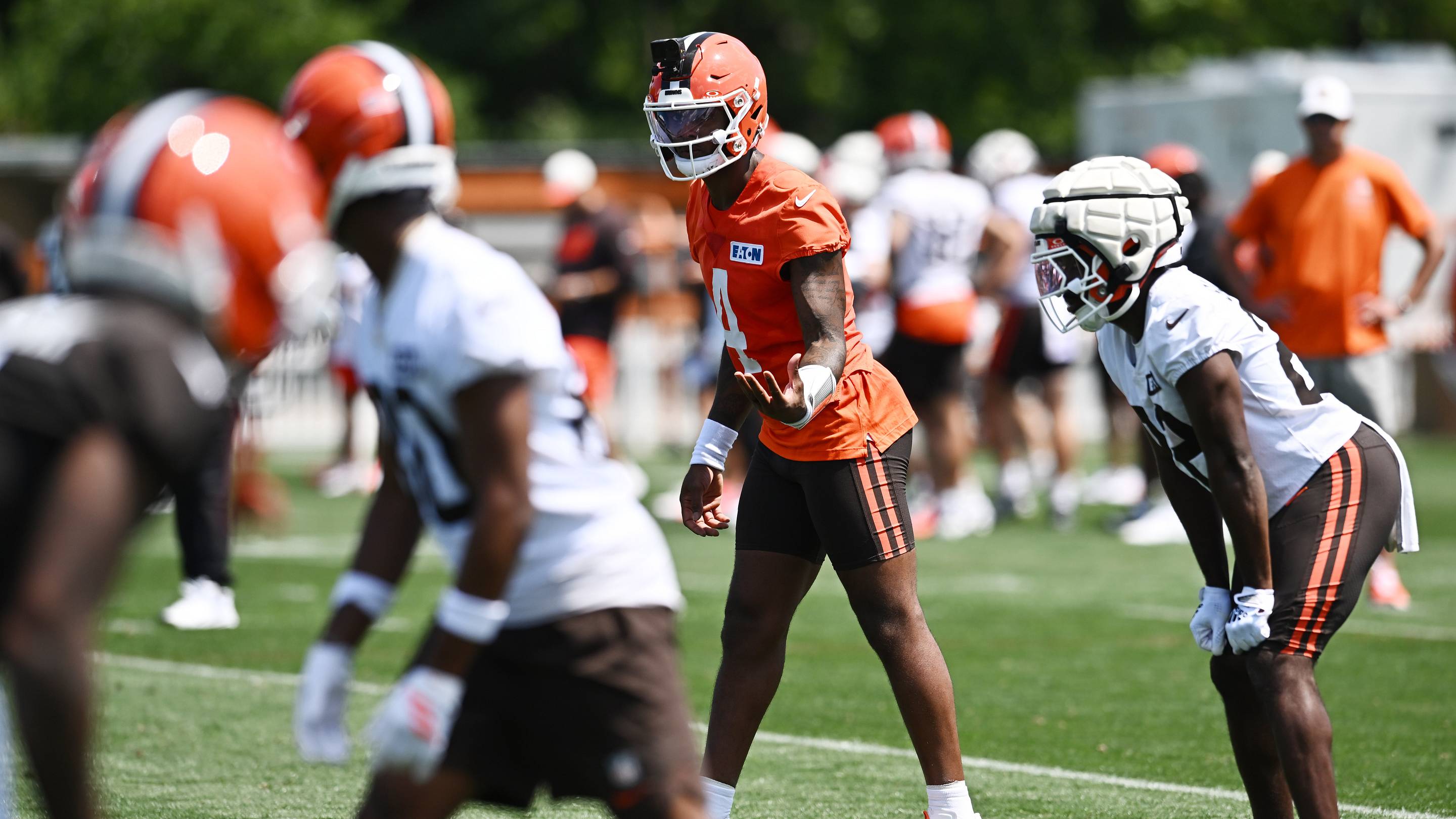 Browns QB Coach Offers Explanation for Camp Interceptions, But Questions Remain