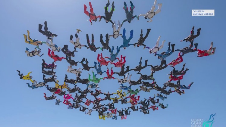 Skydivers over 60 will attempt to break world record just south of Houston