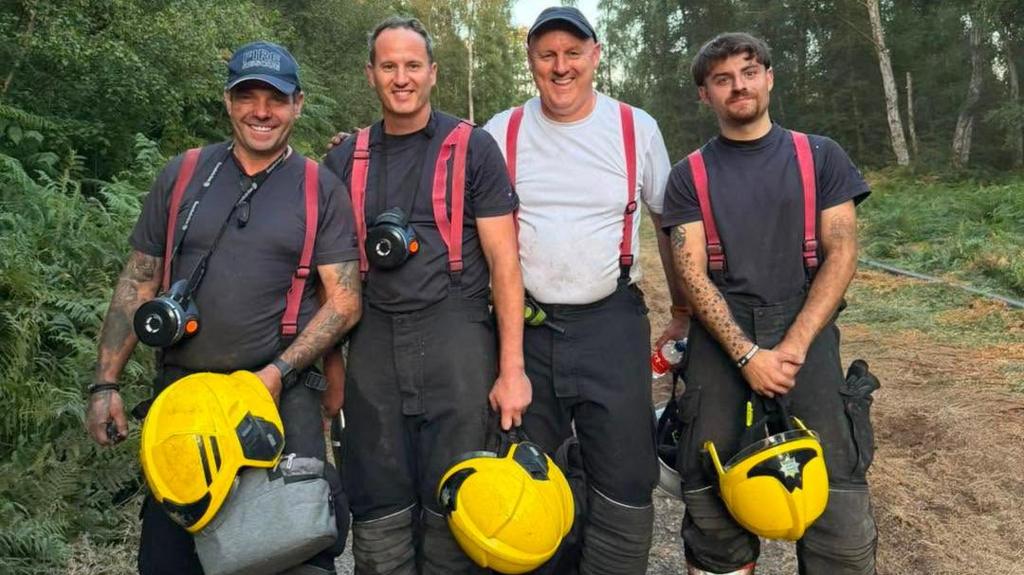 In pictures: The fire crews battling Holme Fen blaze