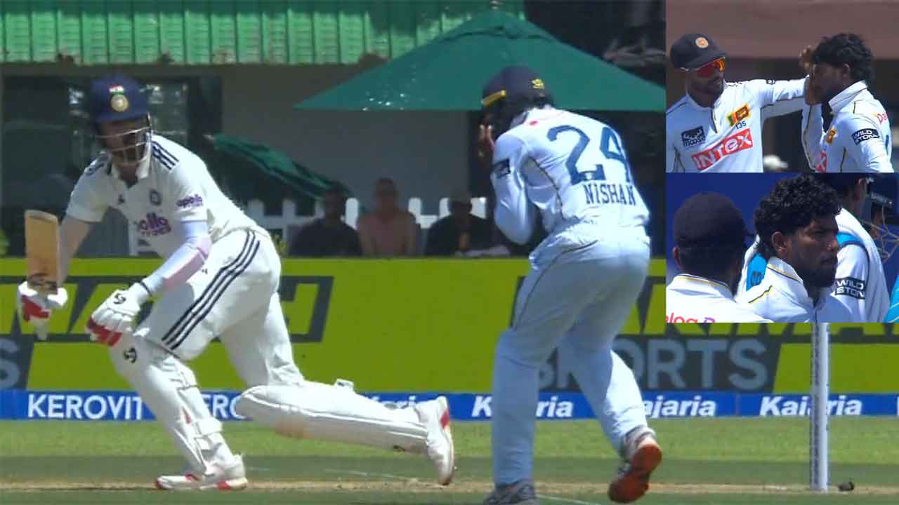 Scary moment in Galle: Madushka hit on helmet by KL Rahul sweep - WATCH