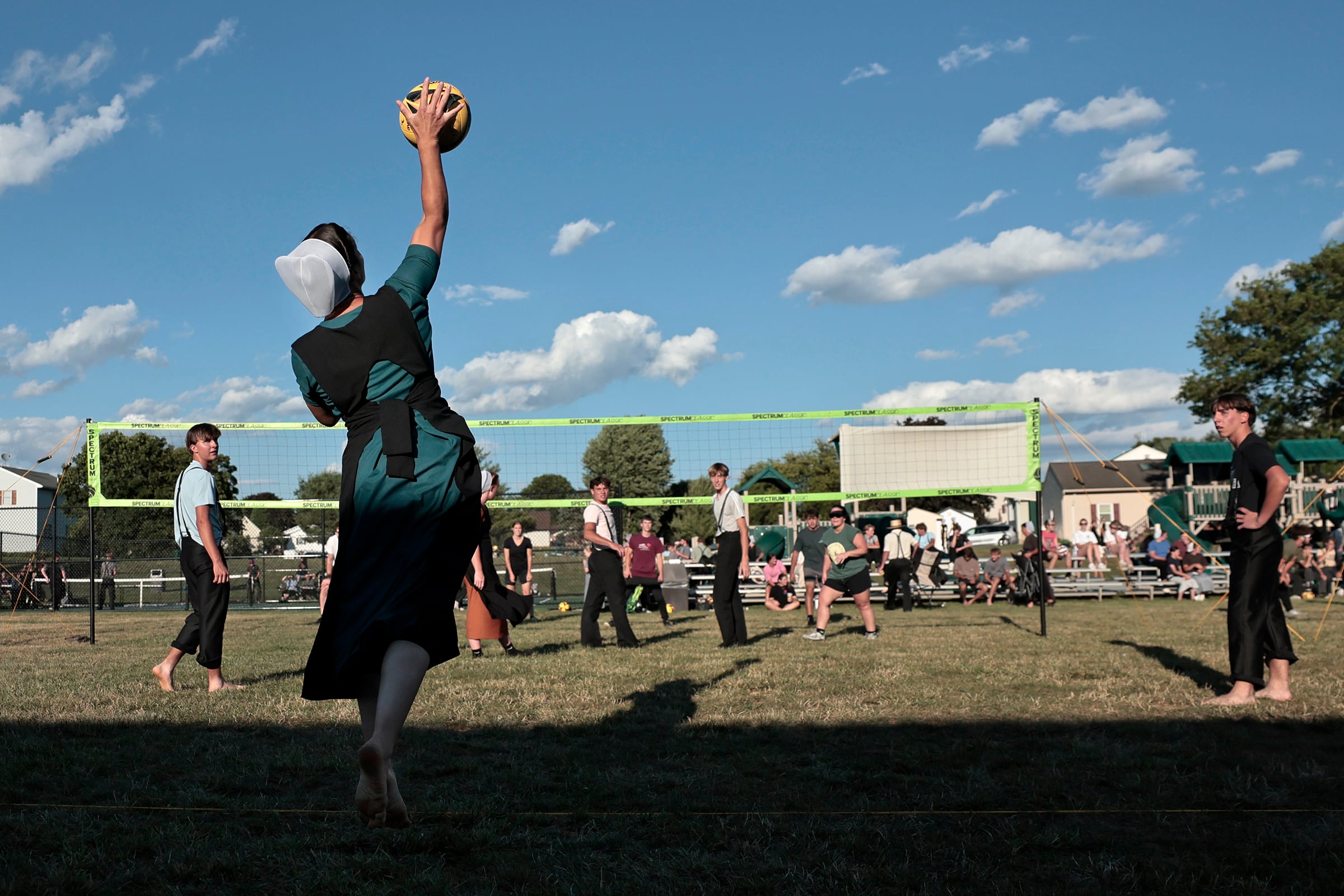 Inside the world of competitive Amish volleyball