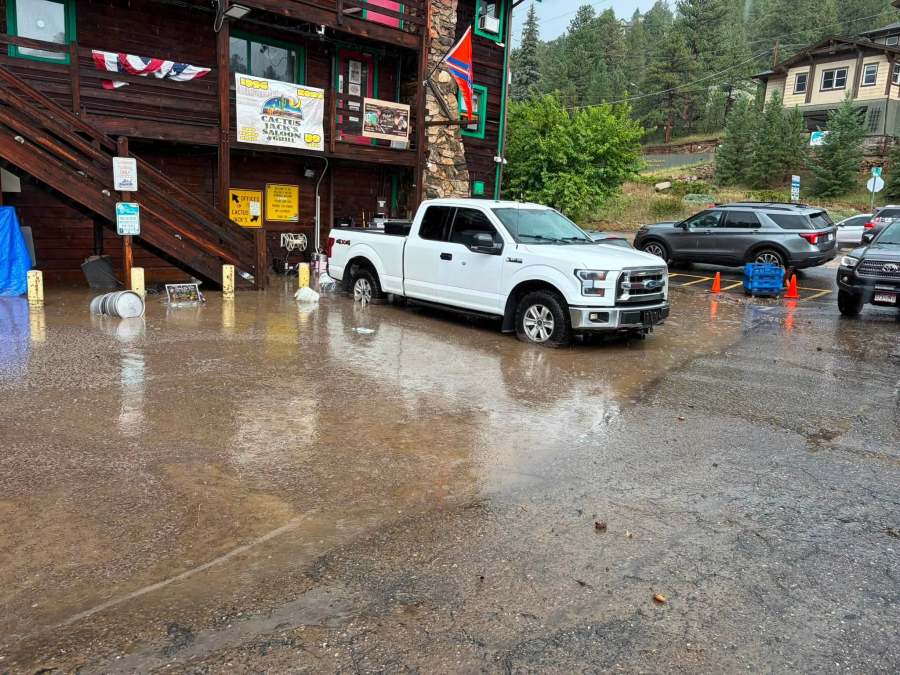 Evergreen business sees flooding three times in two months, with more rain on the way
