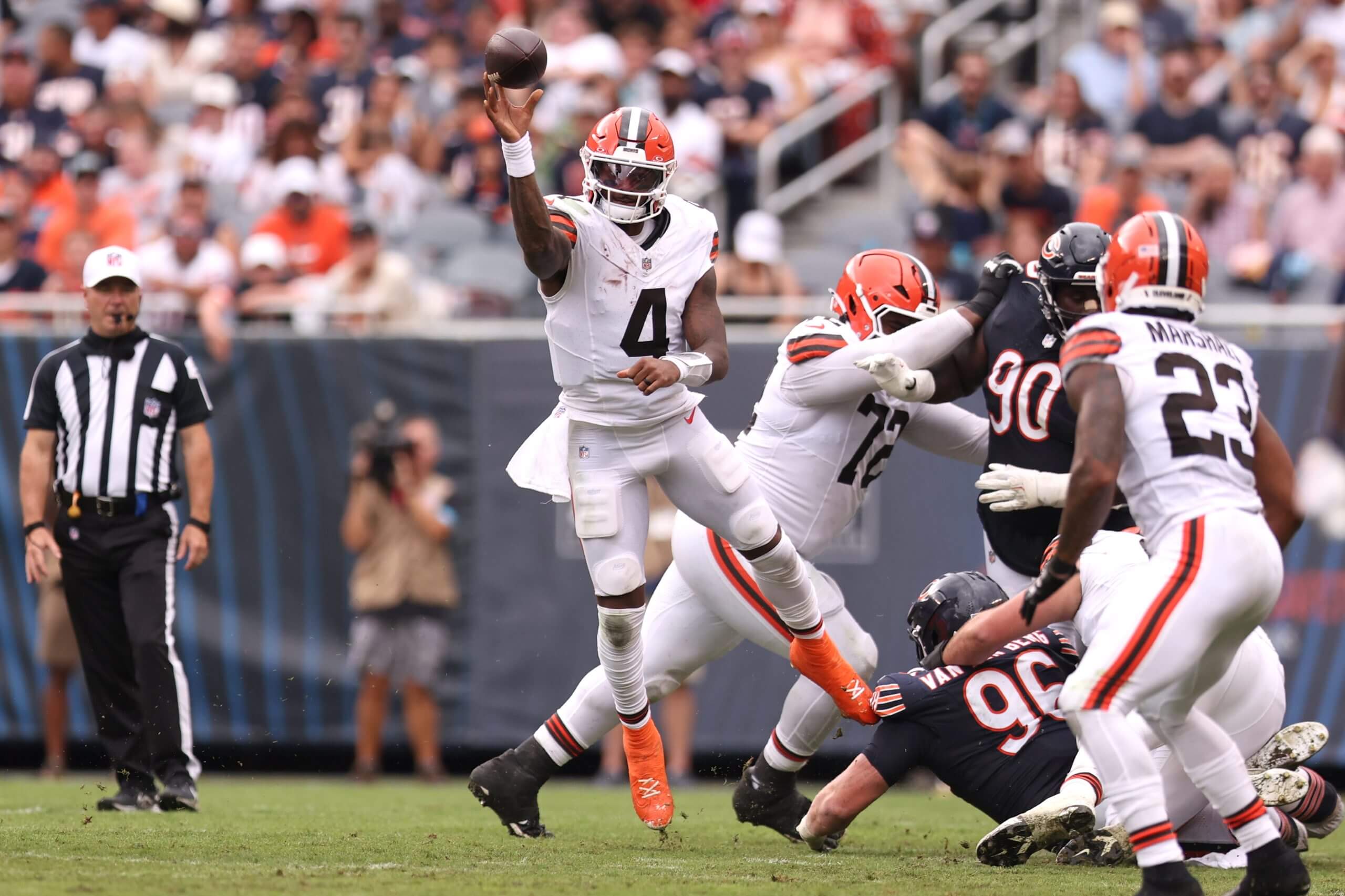 Todd Monken encouraged by Deshaun Watson, felt he functioned at 'high level' vs. Bears