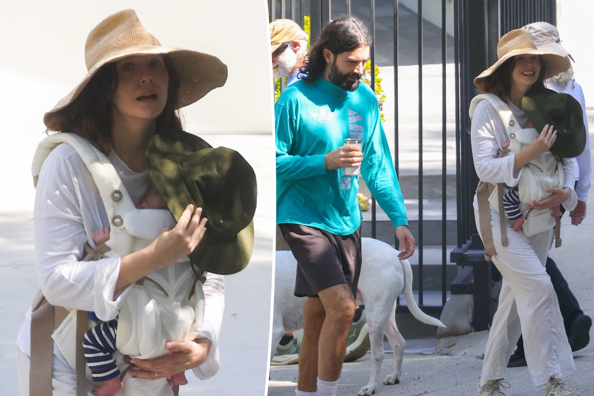Elizabeth Olsen steps out with newborn after quietly welcoming first child with husband Robbie Arnett
