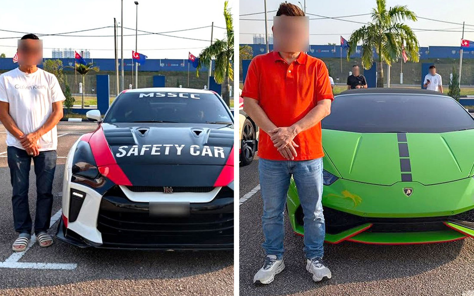 2 drivers held for blocking traffic for supercar convoy in JB