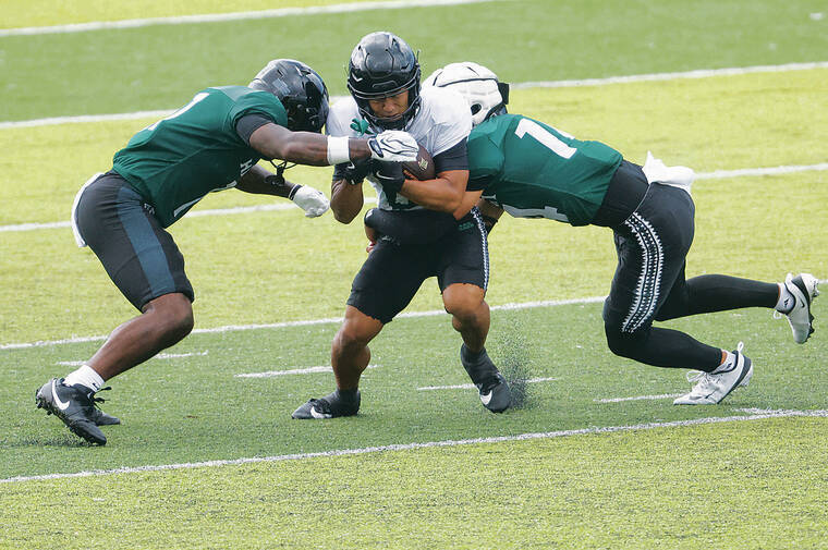 Rainbow Warriors sharpen their bite in training camp finale