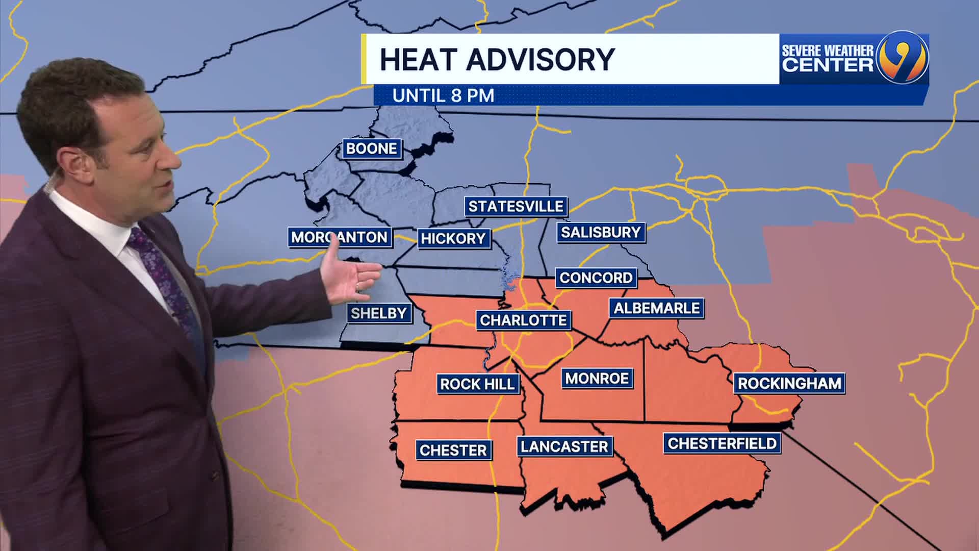 FORECAST: Heat streak expected all week