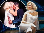Pixie Lott makes her debut in Who Killed Marilyn? in the West End... as she nails iconic Monroe's look with bleached bob and red lips