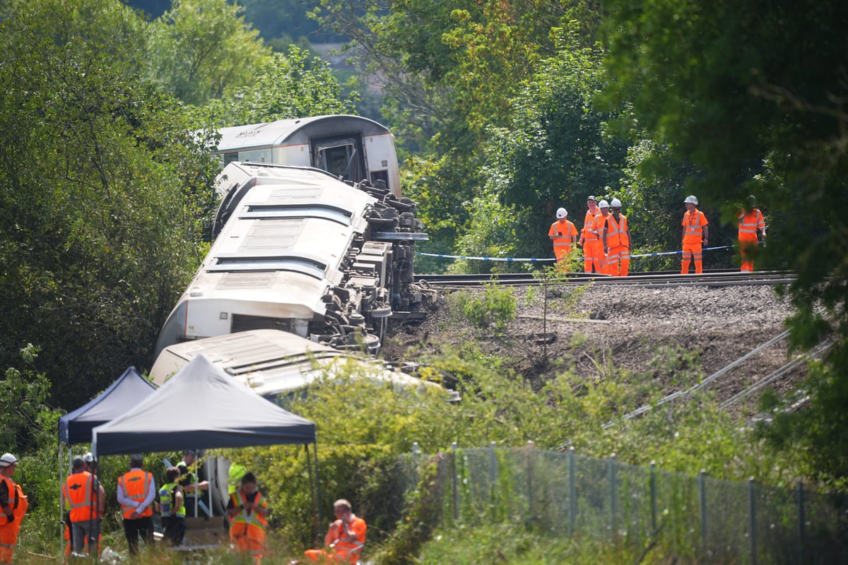 Lewes railway closed ‘for at least another ten days’ after derailment
