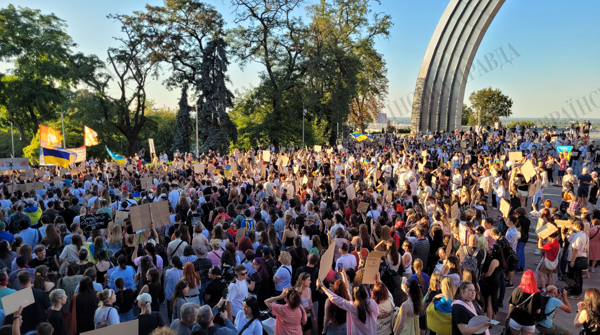 March for Fedorov's return as defence minister is taking place in Kyiv – photos