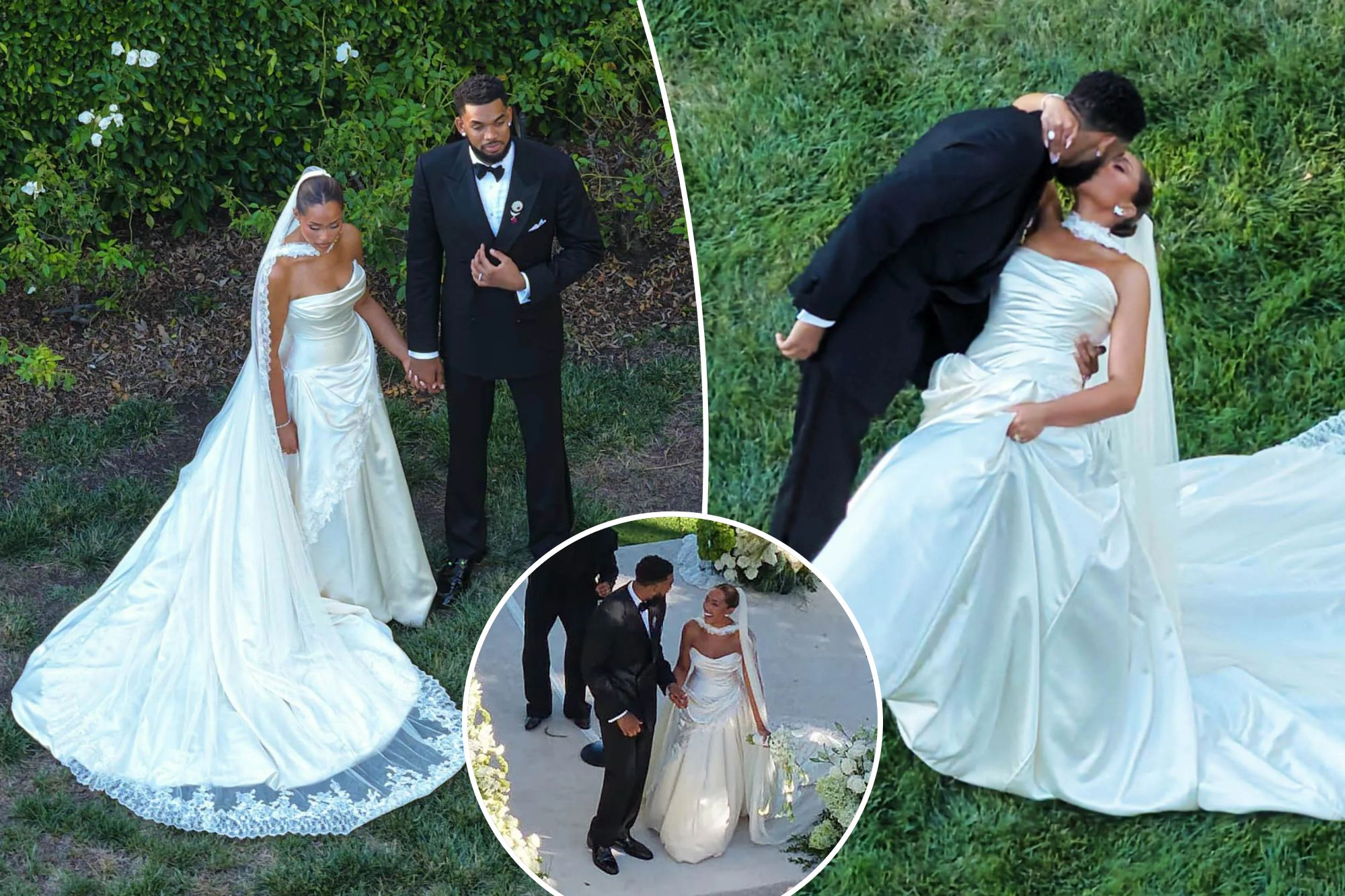 Karl-Anthony Towns marries longtime girlfriend Jordyn Woods in star-studded Malibu wedding