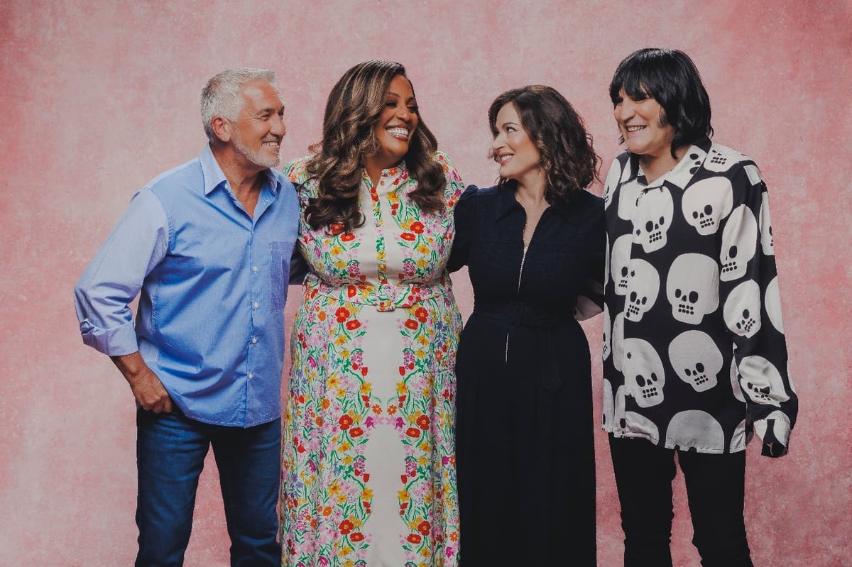 Nigella Lawson pictured with Great British Bake Off co-stars for first time