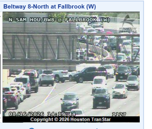 Motorcycle crash closes Sam Houston Tollway lanes