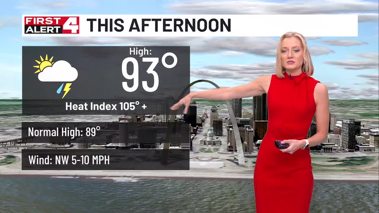Scattered Storms Tonight, Some May Be Strong To Severe