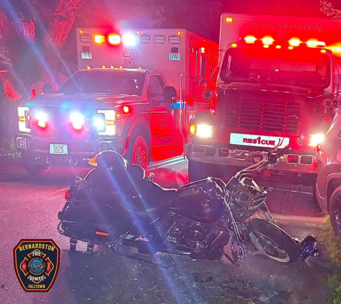 Motorcyclist airlifted to hospital after crash with pickup truck in Western Mass.