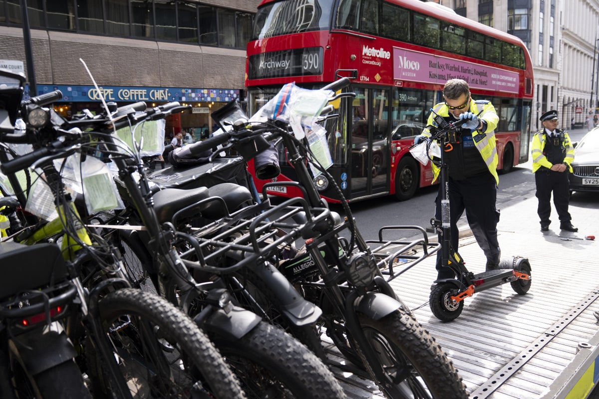 Record number of illegal e-bikes seized across UK as police issue warning