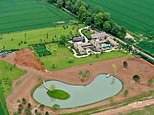 Beckhams win battle for 'Blackpool illuminations', hot tub and firepit at their £6.15M Cotswolds home despite objections from Nimby neighbour (who lives 9,000 miles away in Australia)